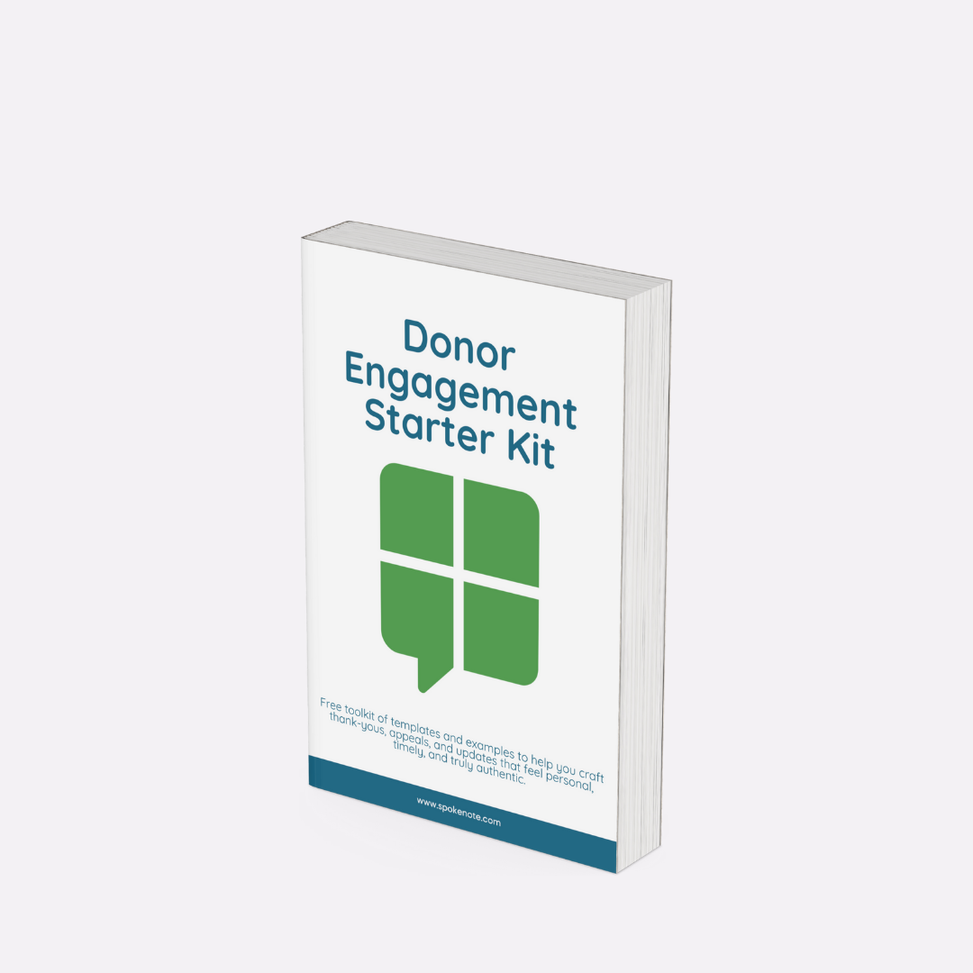 donor engagement starter kit mockup nonprofit